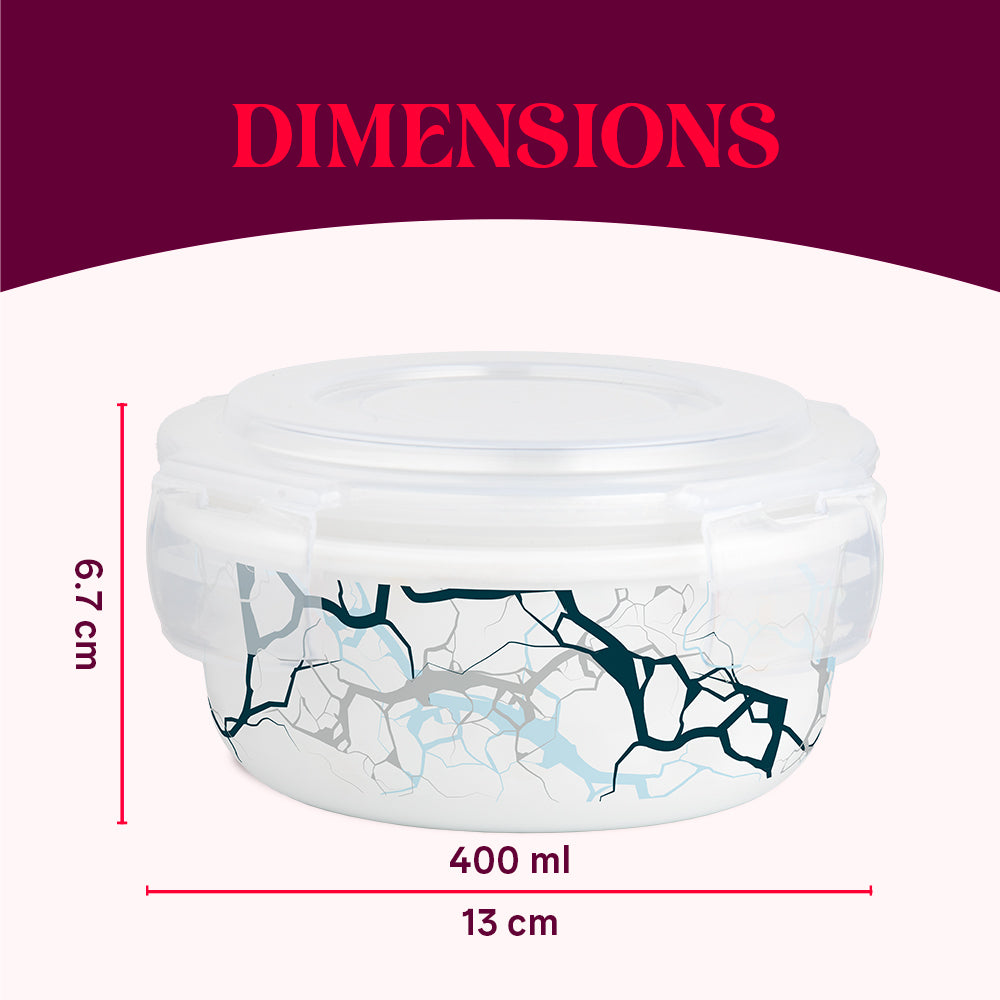 Larah By Borosil Sara Klip N Store Storage Container 400 ml