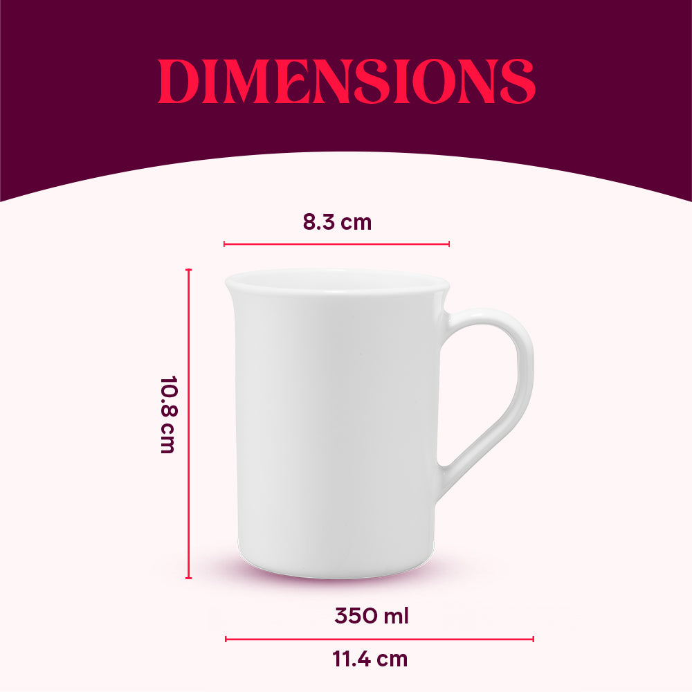 Larah by Borosil Capricon Mug 350 ml x 1