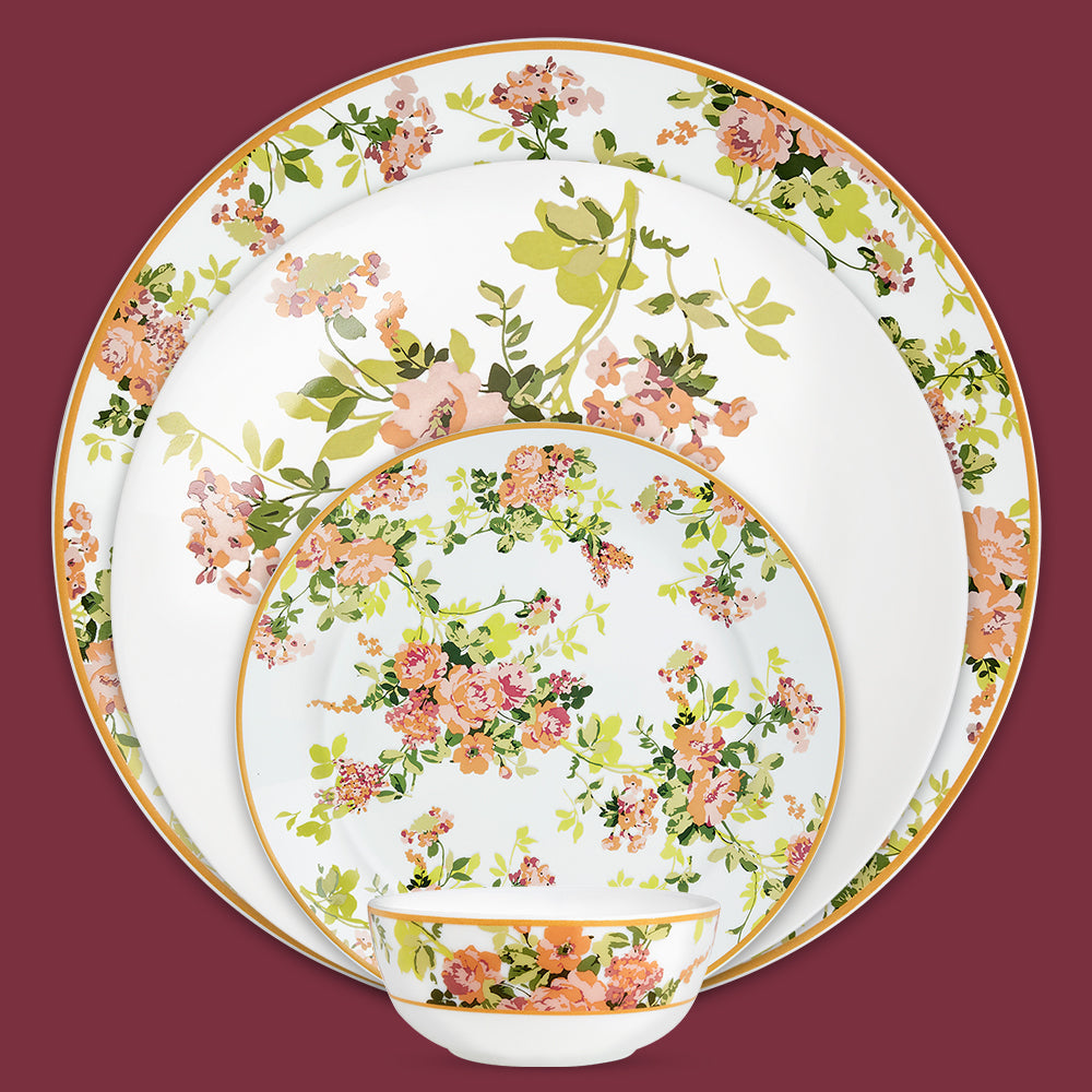 Larah By Borosil Amora Dinner Set, 29 pc