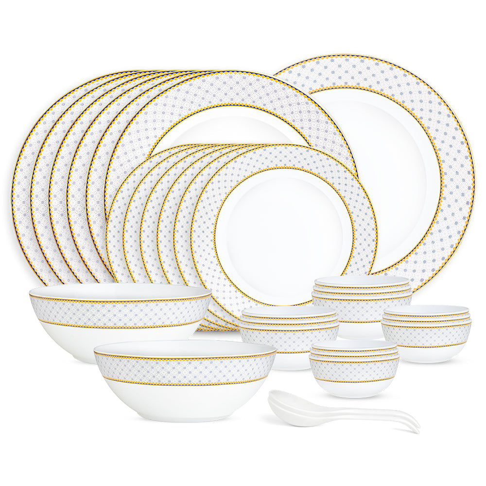 Larah By Borosil Kosmia Dinner Set, 29 pc