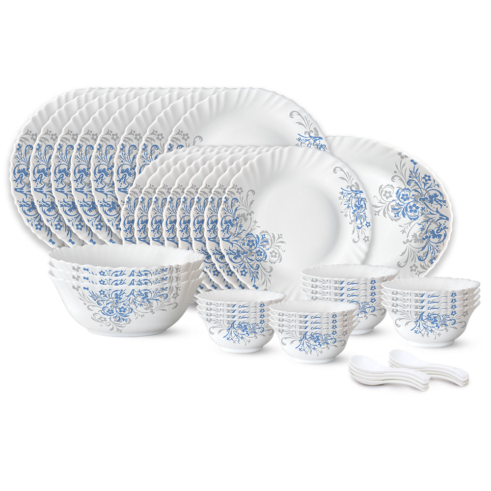 Larah by Borosil Arche 44 pc Dinner Set 44 pc Set: Serves 6