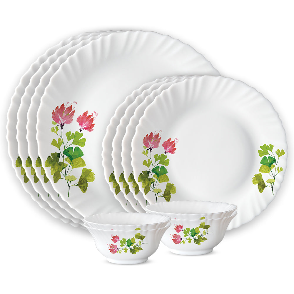 Larah by Borosil, Emilye Dinner Set 12 pc Set: Serves 4