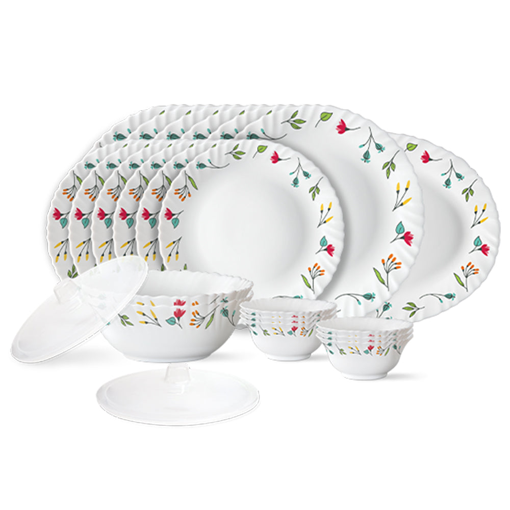 Larah by Borosil, Minerva Dinner Set, 27 pc