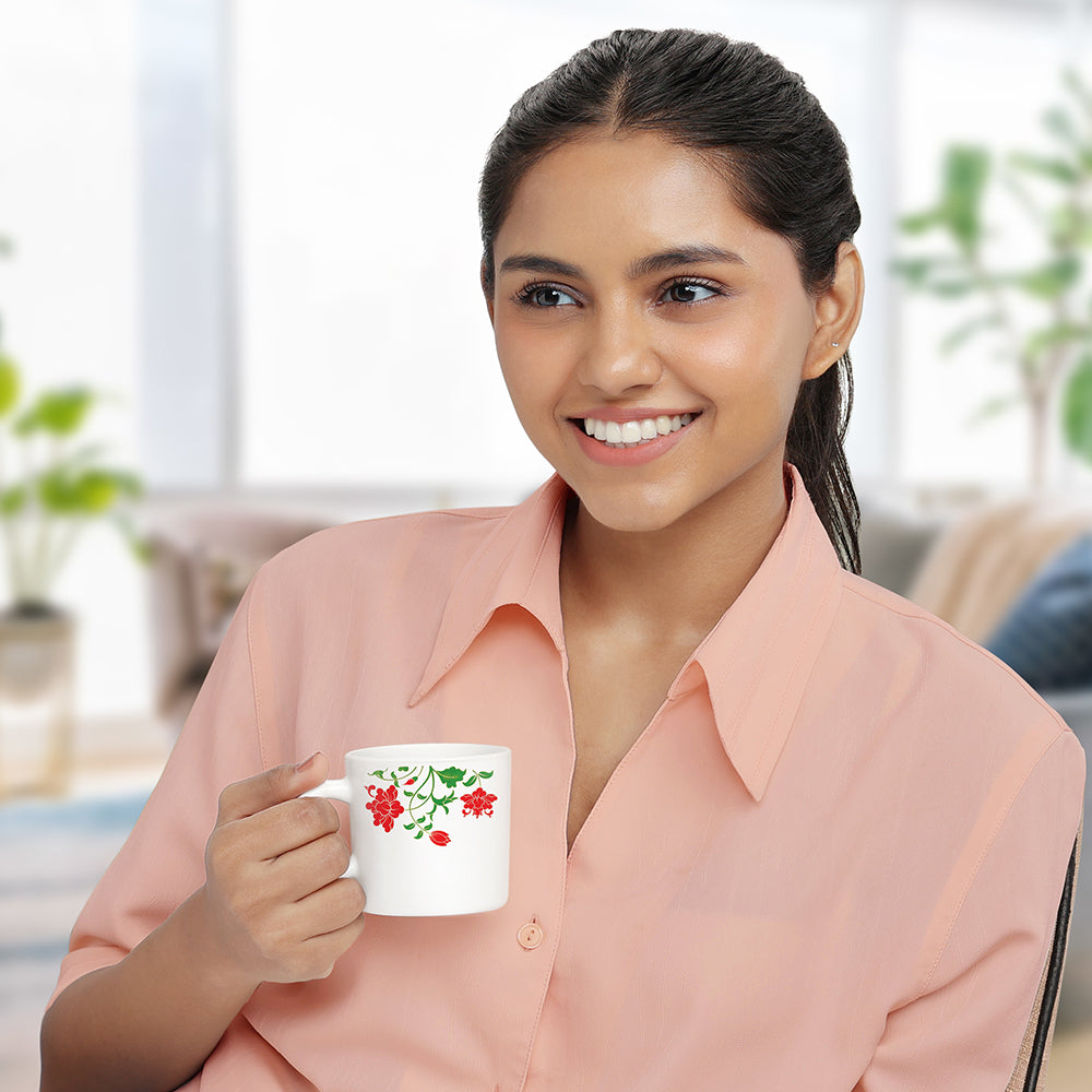 Larah by Borosil Hazel Mug Set 180 ml x 12