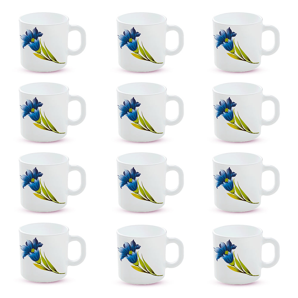 Larah by Borosil Nina Mug Set 180 ml x 12
