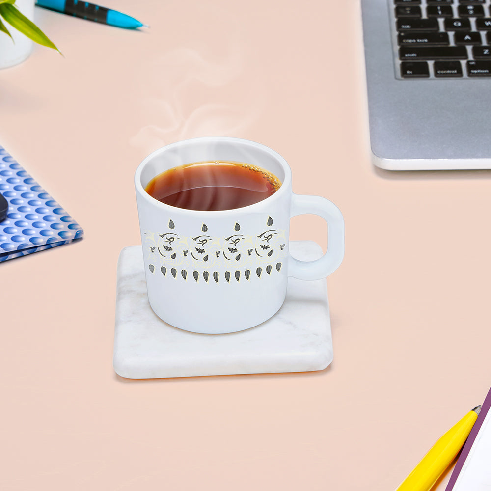 Larah by Borosil Ora Gold Mug Set 180 ml x 12