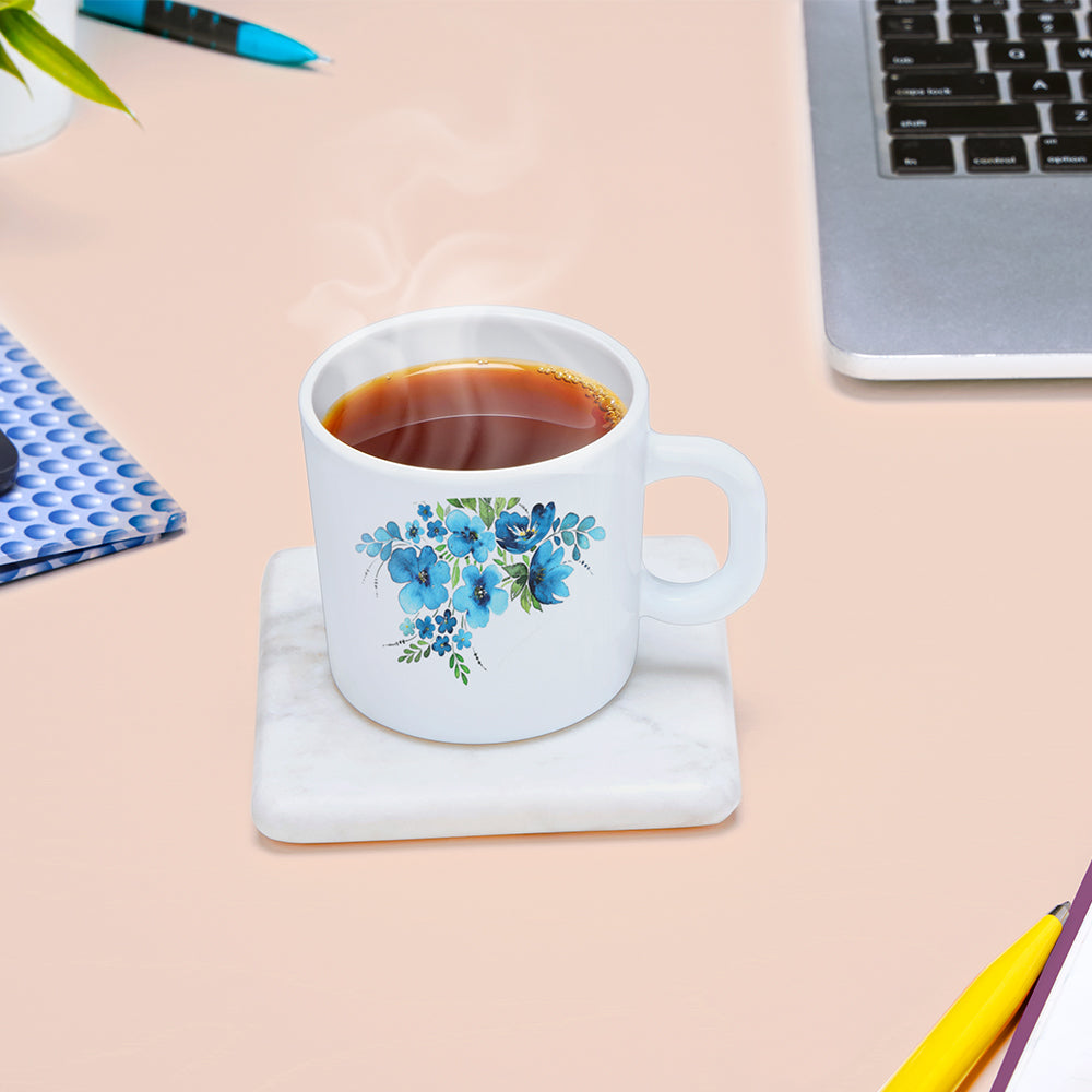 Larah by Borosil Pansy Mug Set 180 ml x 12