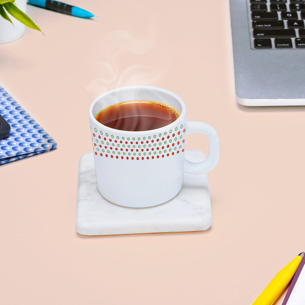 Larah by Borosil Waltz Mug Set 180 ml x 12