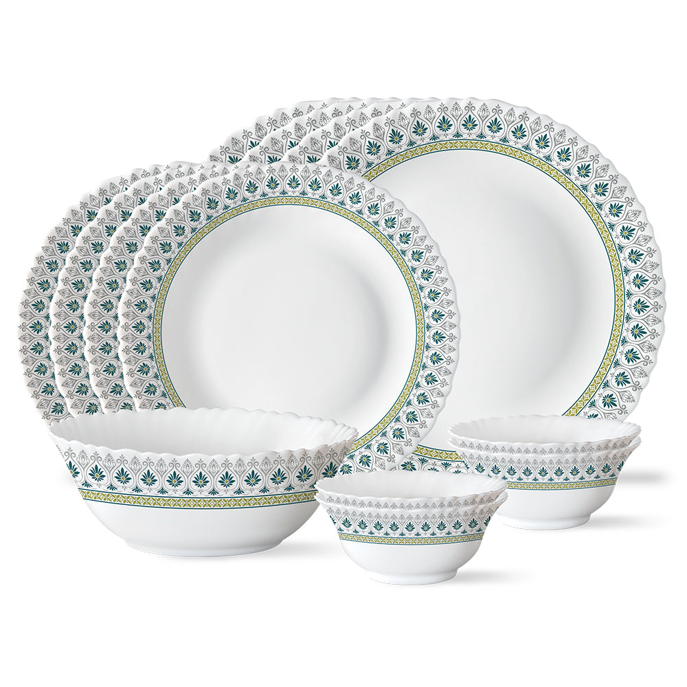 Larah by Borosil, Persia Dinner Set 13 pc Set: Serves 4