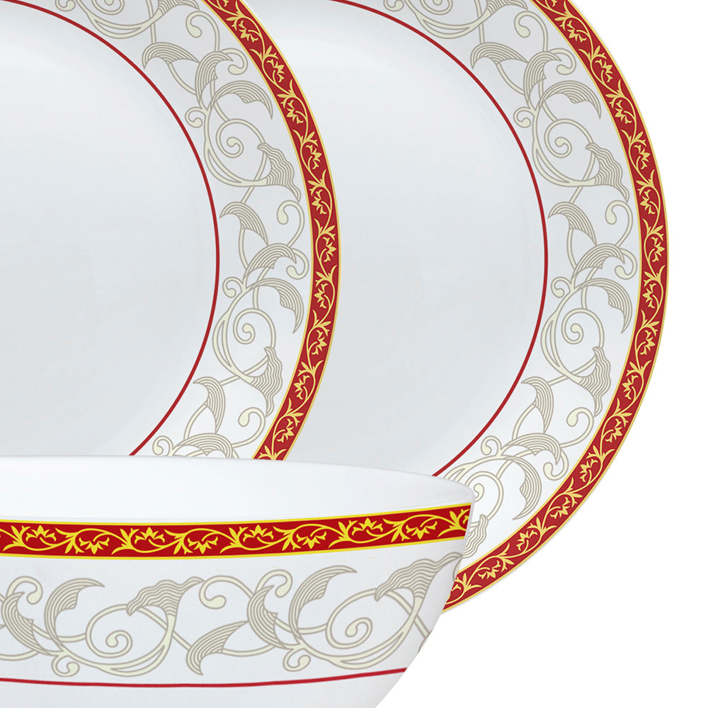 Larah by Borosil Ragina Dinner Set 19 pc Set: Serves 6