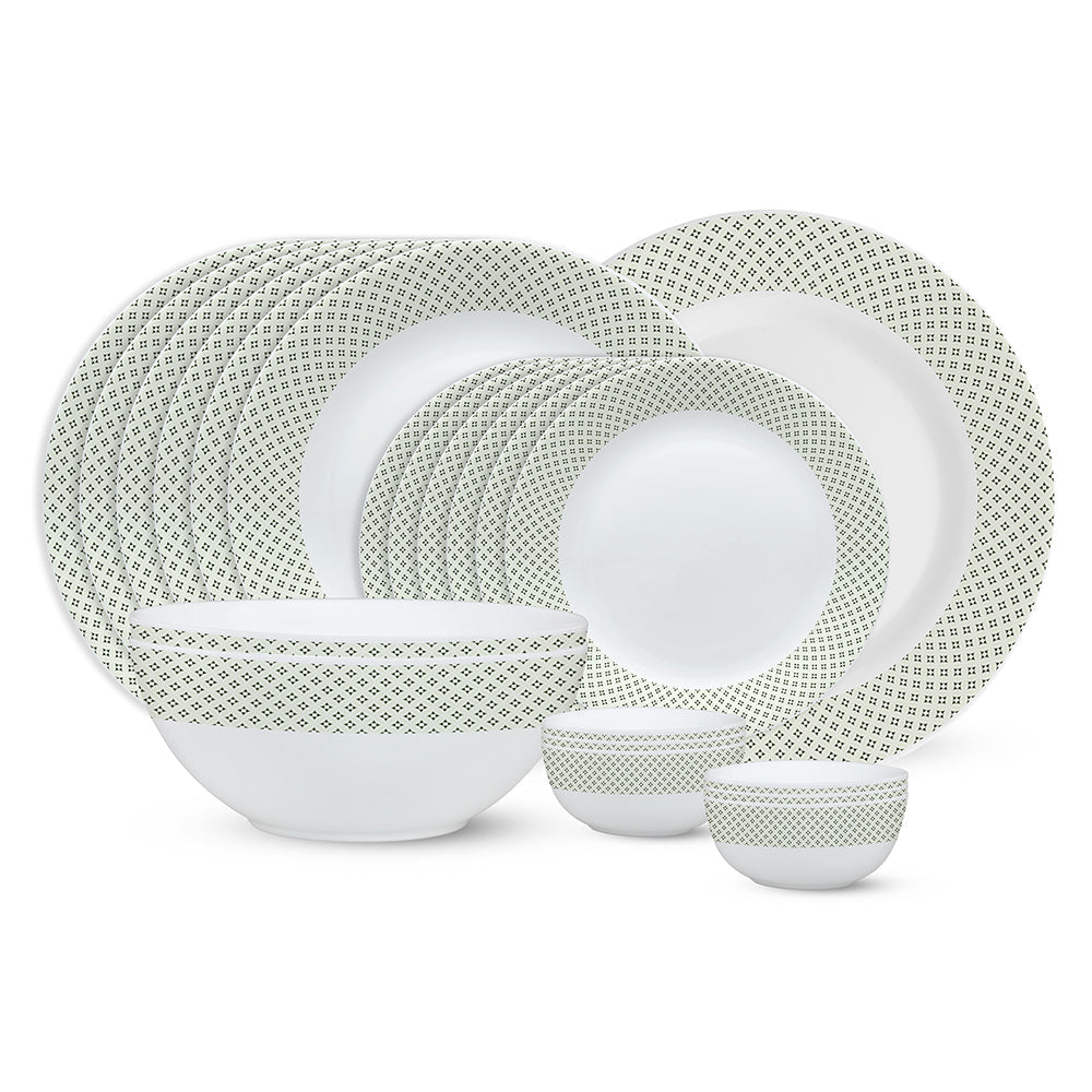 Larah by Borosil, Corsica Dinner Set, 21 pc