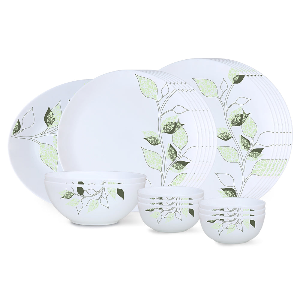 Larah by Borosil, Inca Dinner Set 21 pc Set: Serves 6