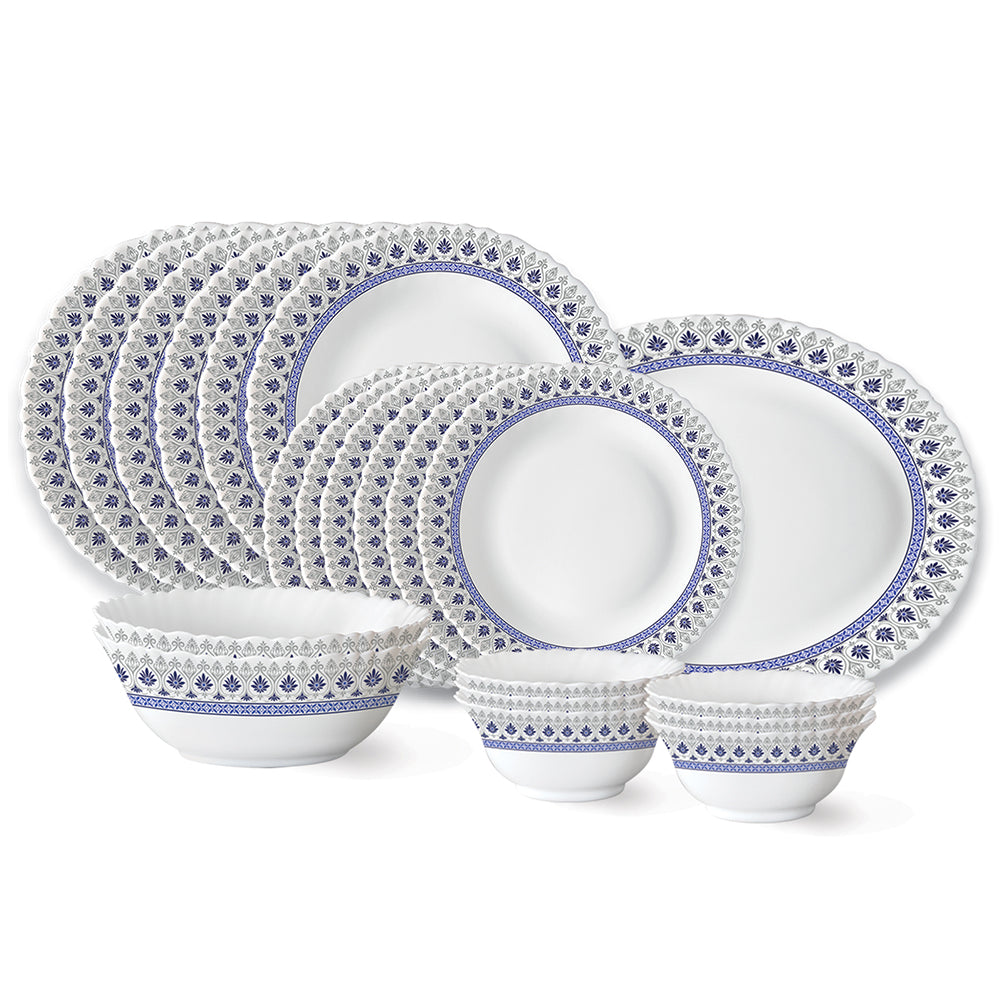 Larah by Borosil Ocean Dinner Set 21 pc Set: Serves 6