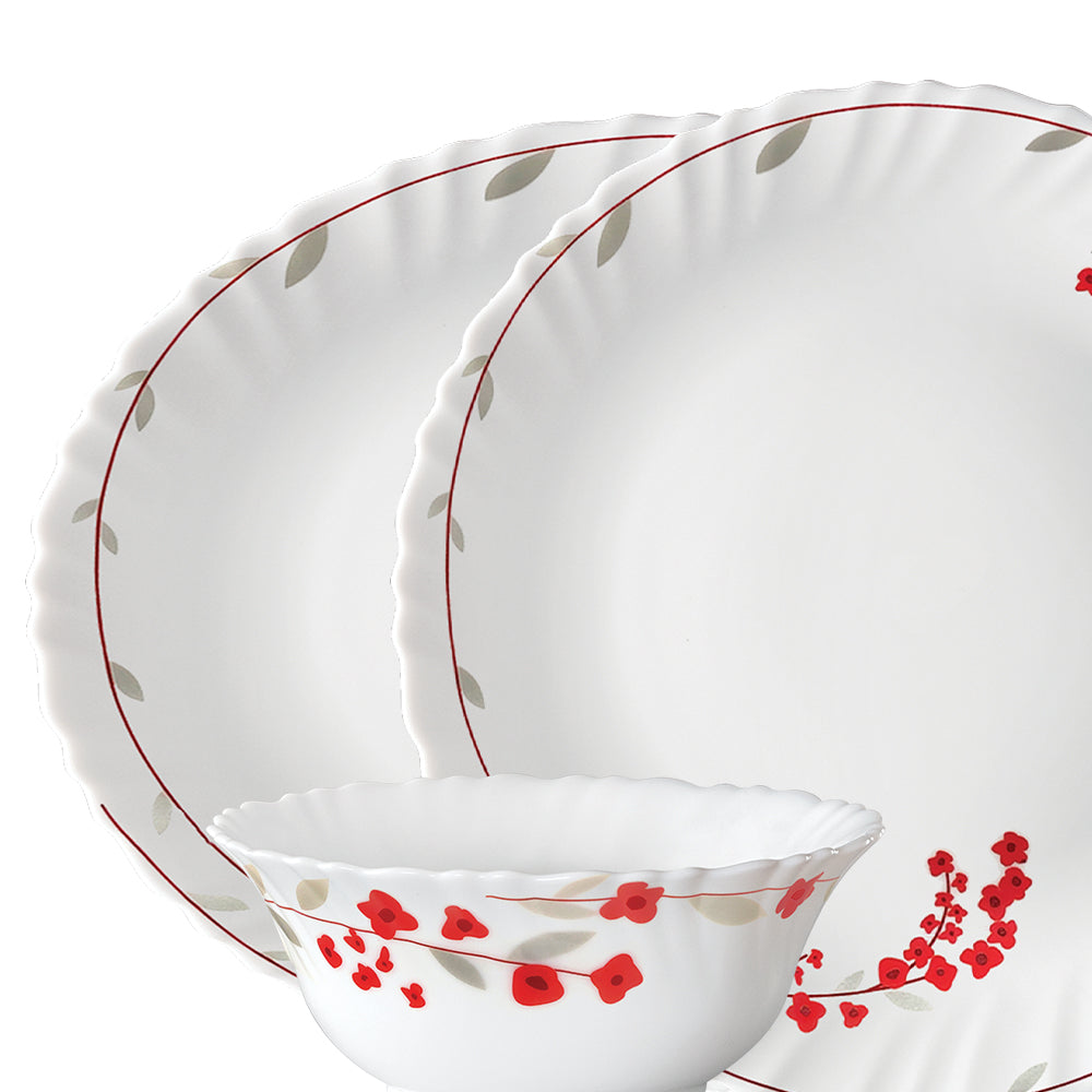 Larah by Borosil Verona Dinner Set 21 pc Set: Serves 6 (Option 1)