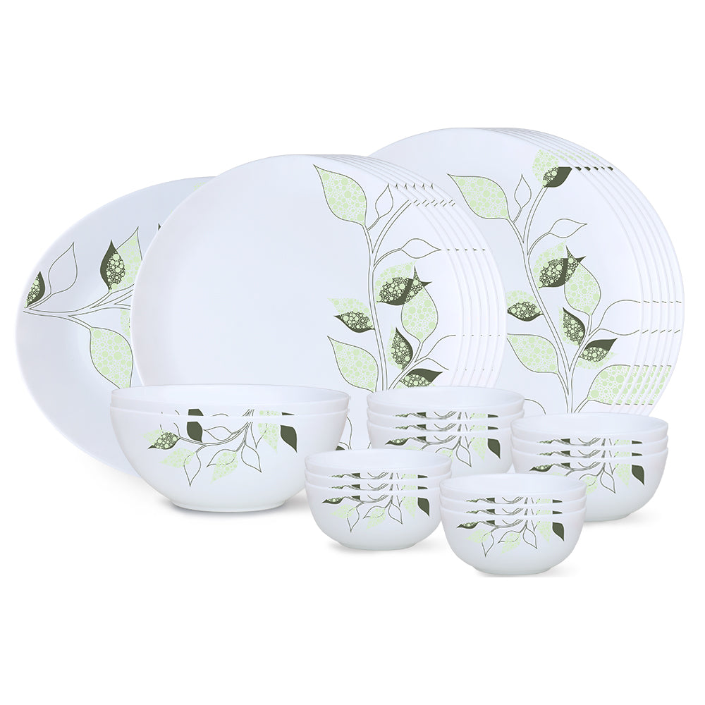 Larah by Borosil, Inca Dinner Set 27 pc Set: Serves 6