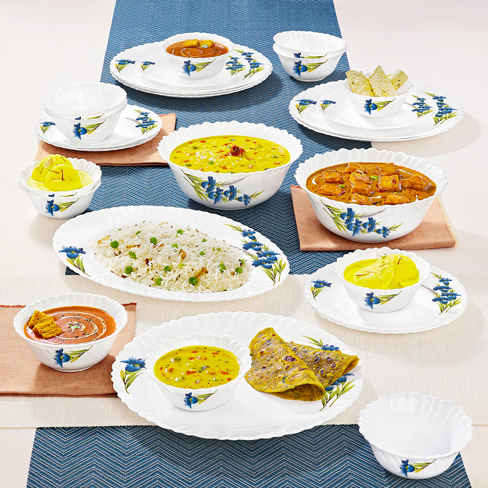 Larah by Borosil Nina Dinner Set 27 pc Set: Serves 6 (Option 1)
