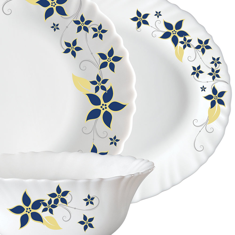 Larah by Borosil Viva Dinner Set 27 pc Set: Serves 6 (Option 1)