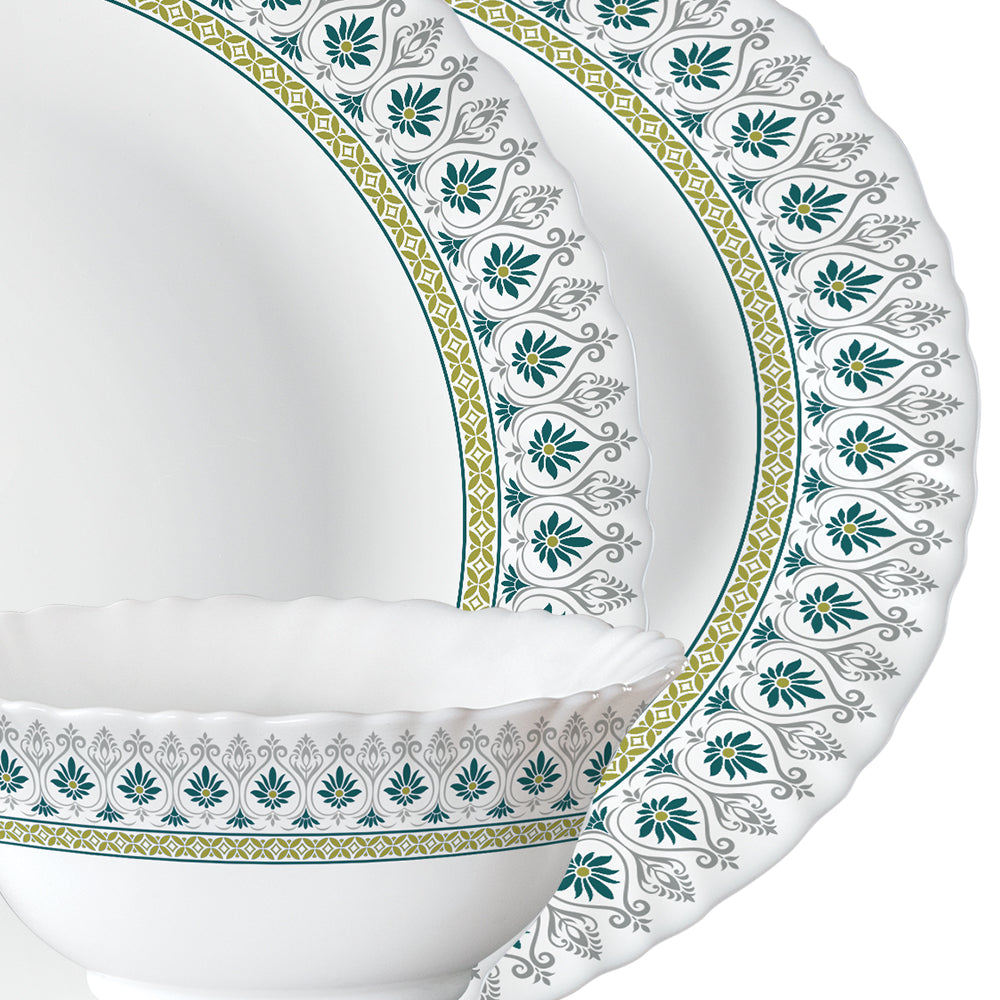 Larah by Borosil, Persia Dinner Set 36 pc Set: Serves 8