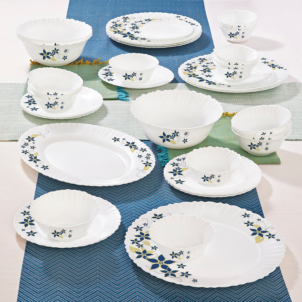 Larah by Borosil Viva Dinner Set 36 pc Set: Serves 8
