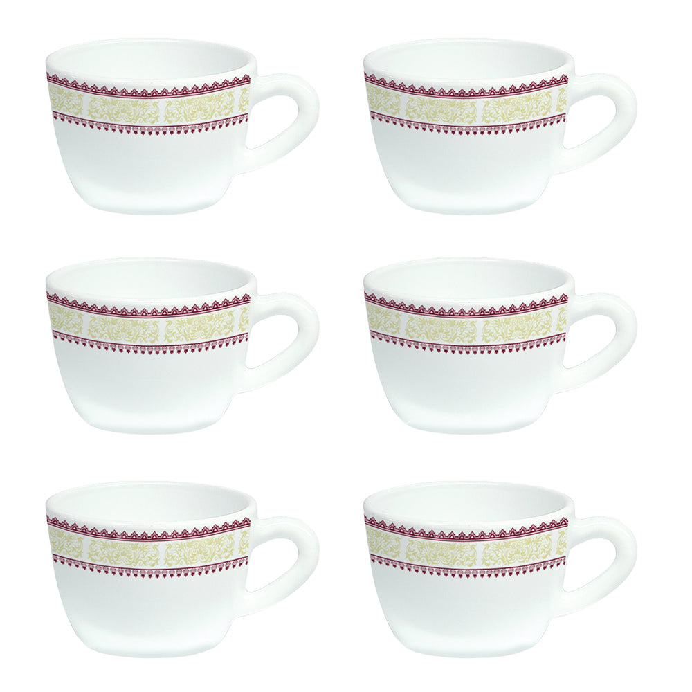 Larah by Borosil Elega Cup Set 90 ml x 6