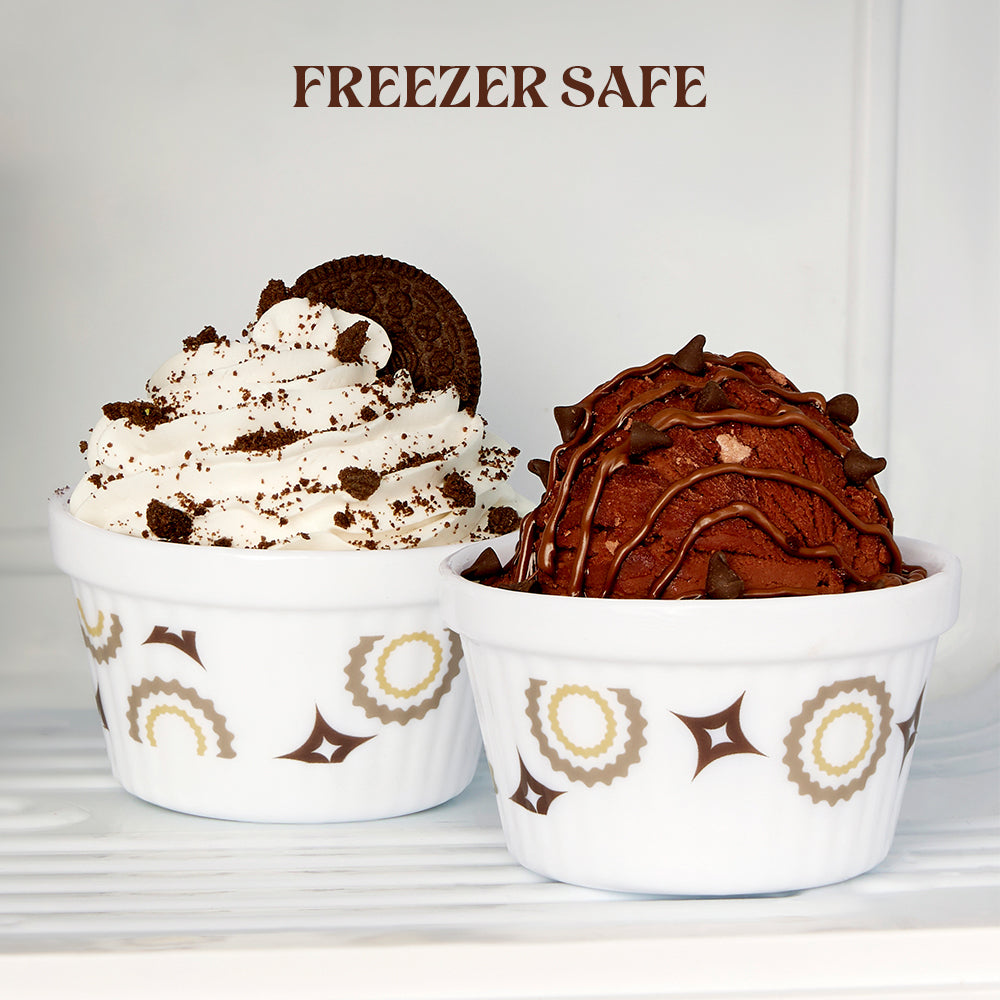 Larah by Borosil Cassata Ice Cream Bowl Set 6 pc Set