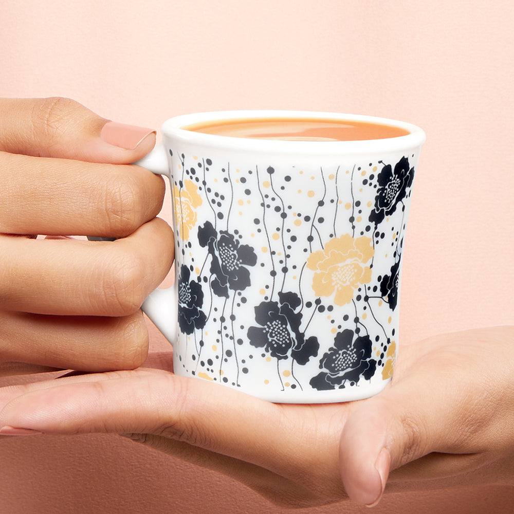 Larah by Borosil Crysta Dreamer Mug Set 100 ml x 6