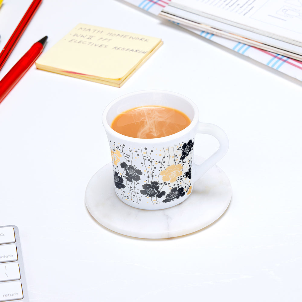 Larah by Borosil Crysta Dreamer Mug Set 100 ml x 6