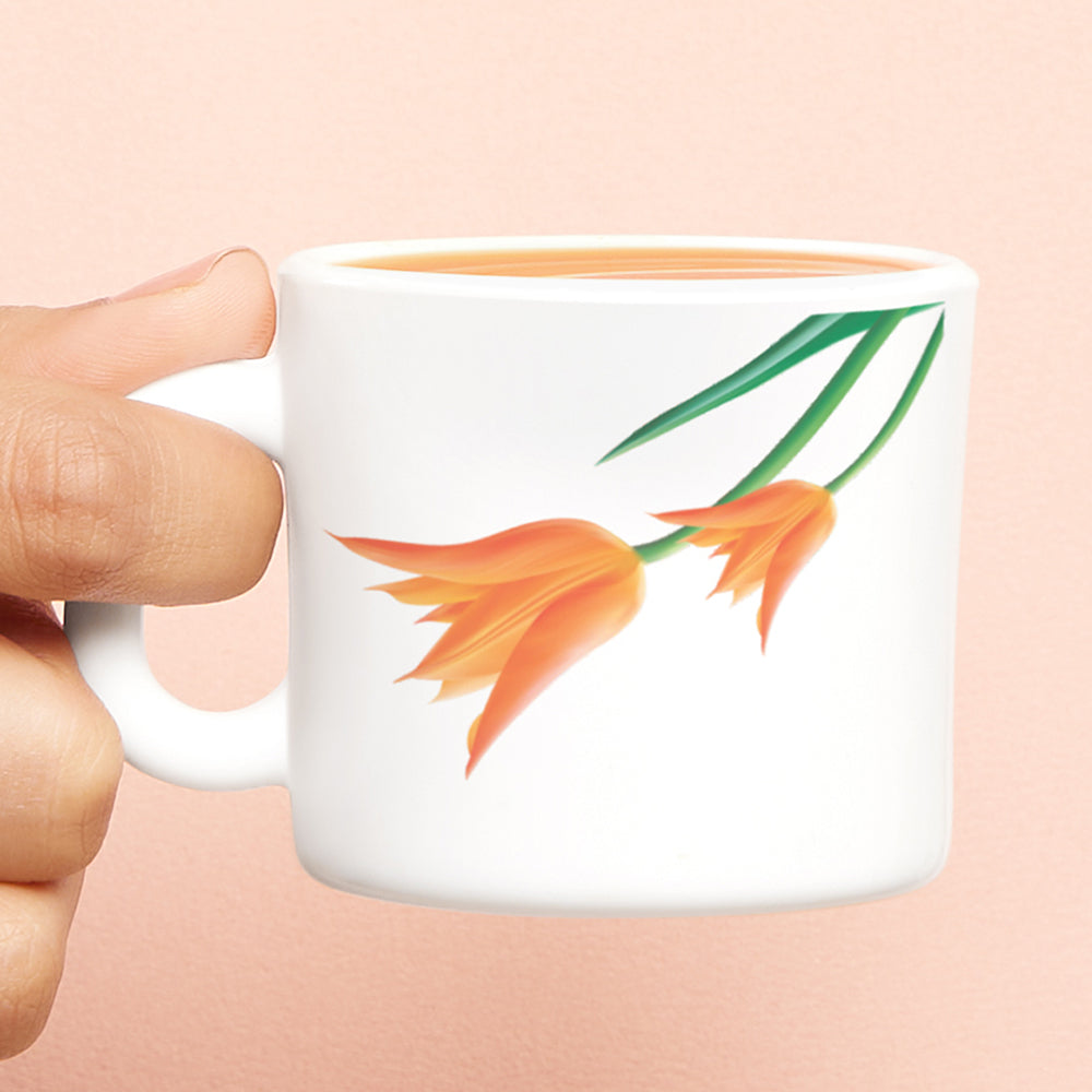 Larah by Borosil Firefly Mug Set 100 ml x 6