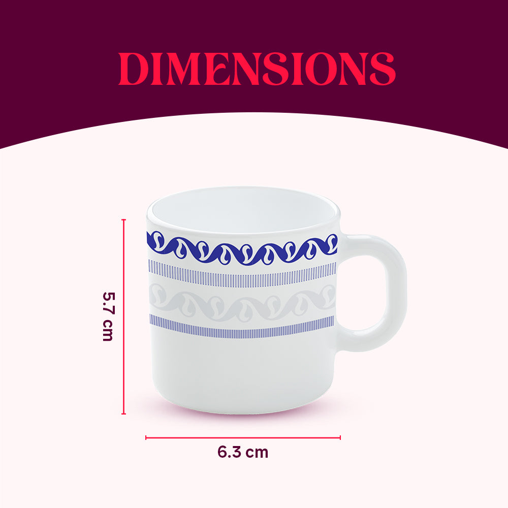 Jazzblue Mug Set 100 ml x 6 (Option 1)