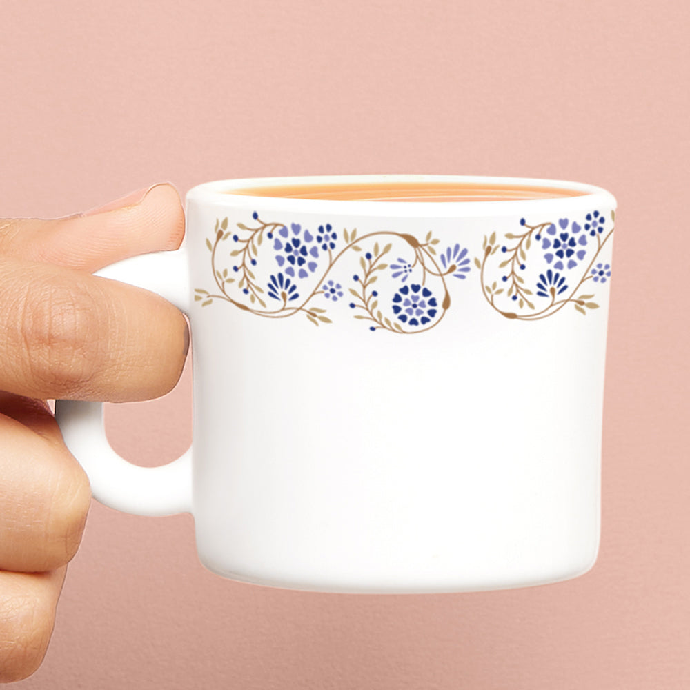 Larah by Borosil Mist Mug Set 100 ml x 6