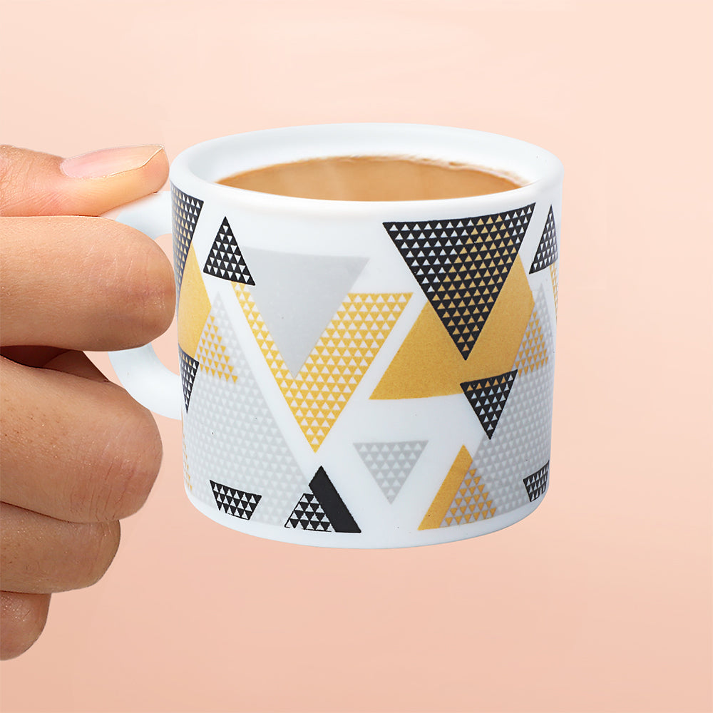 Larah by Borosil Nivaah Mug Set 100 ml x 6