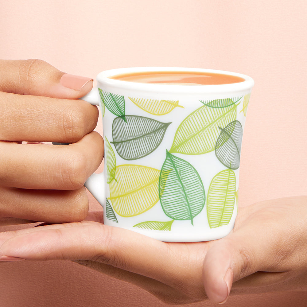 Larah by Borosil Crysta Noma Mug Set 100 ml x 6