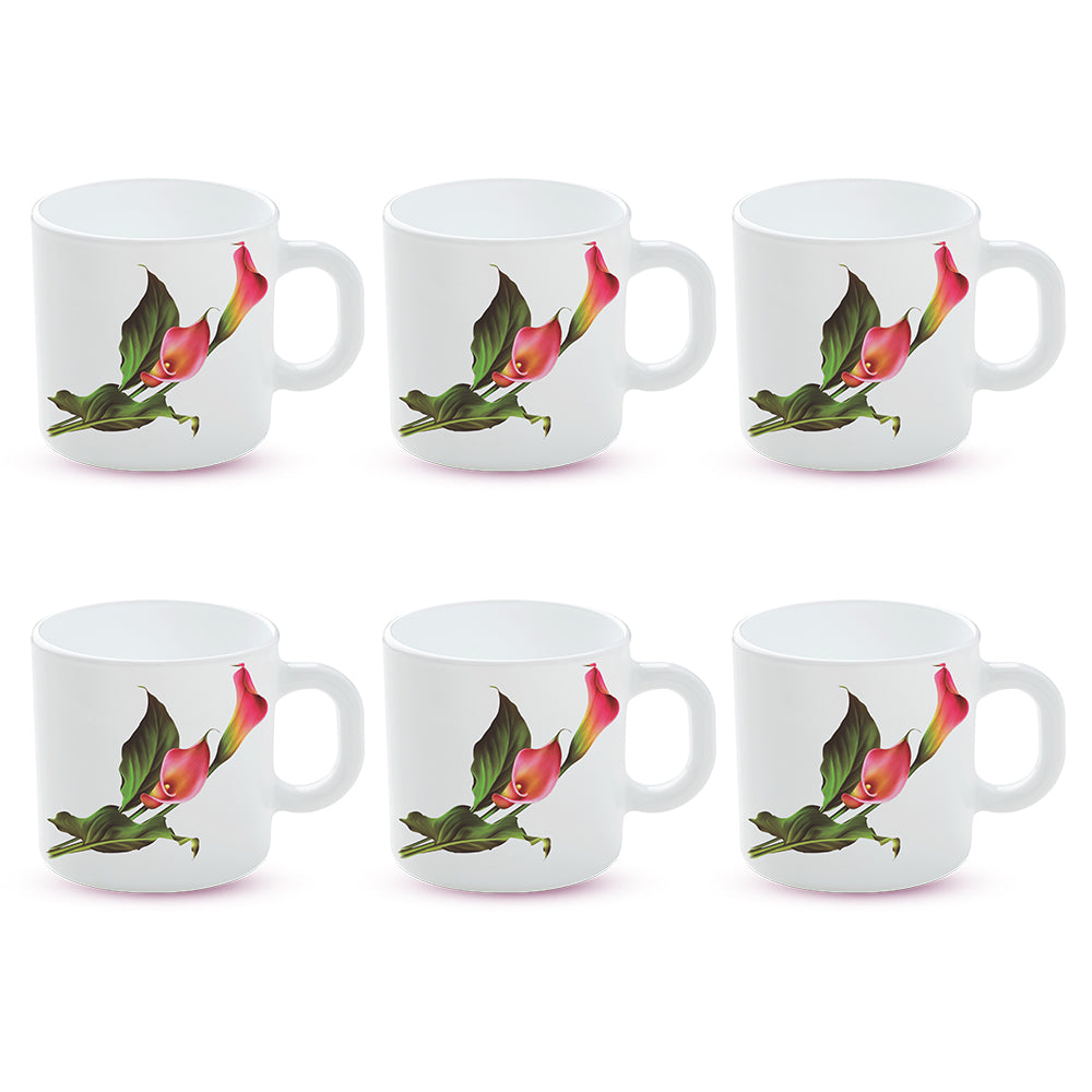 Larah by Borosil Stargazer Mug Set 100 ml x 6