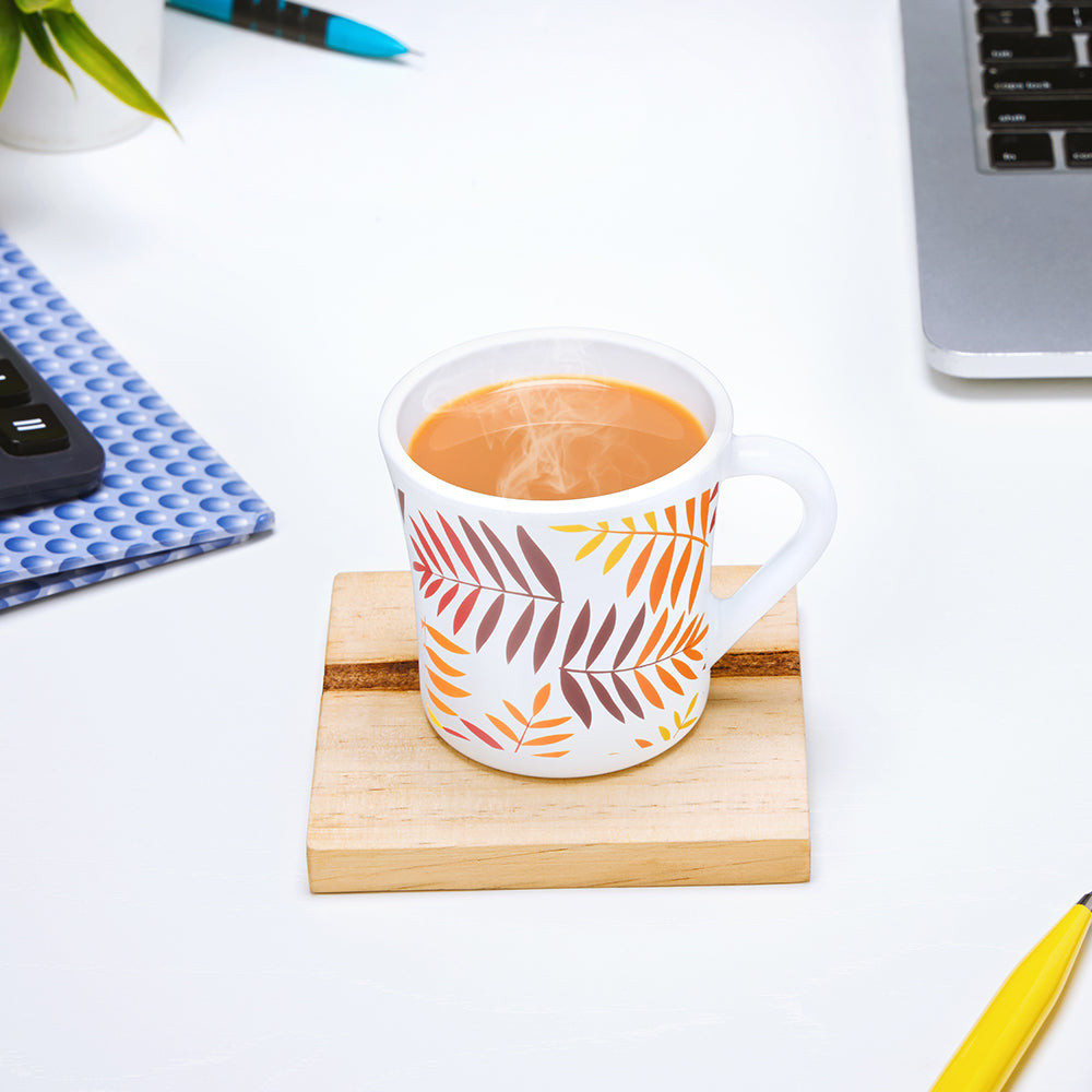 Larah by Borosil Crysta Costa Mug Set 160 ml x 6