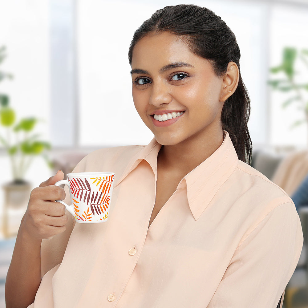 Larah by Borosil Novelty Costa Mug Set 160 ml x 6