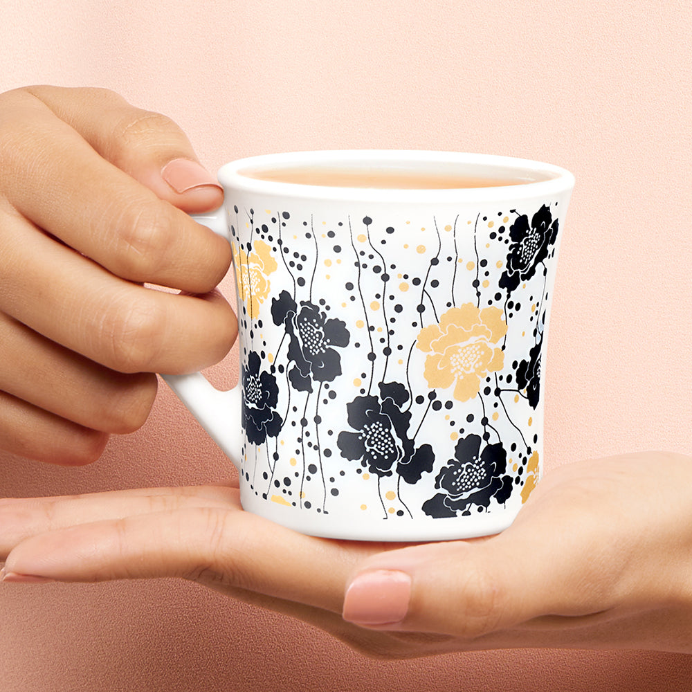 Larah by Borosil Crysta Dreamer Mug Set 160 ml x 6