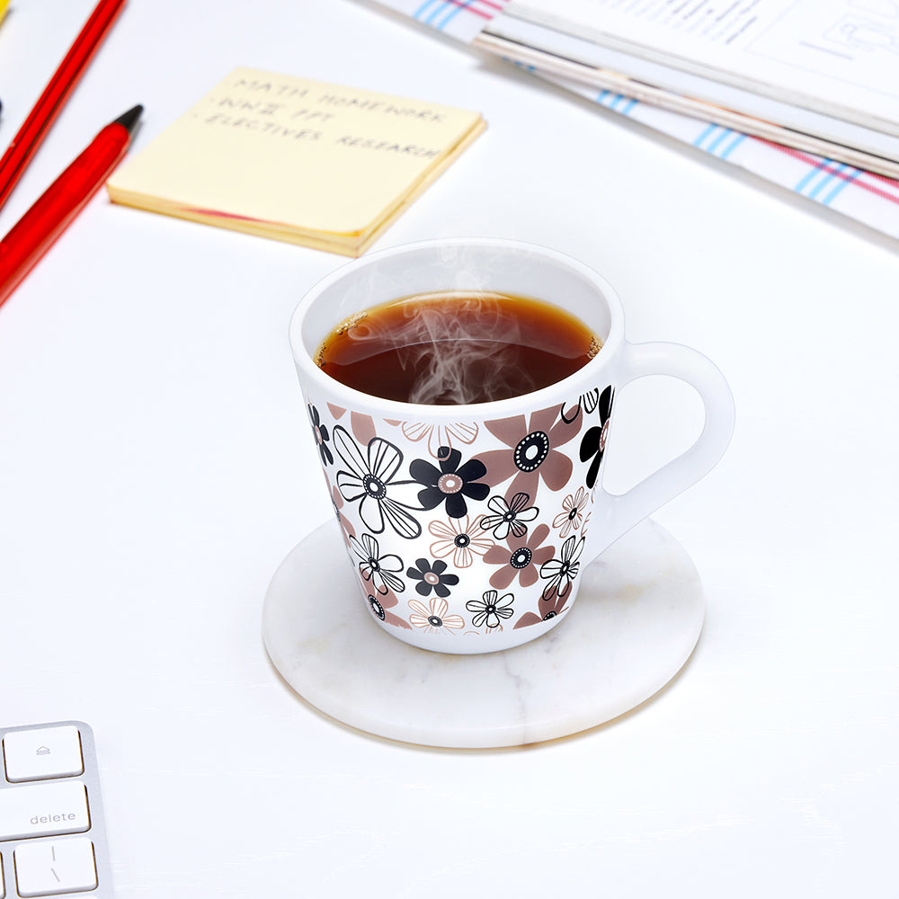Larah by Borosil Novelty Macy Mug Set 160 ml x 6