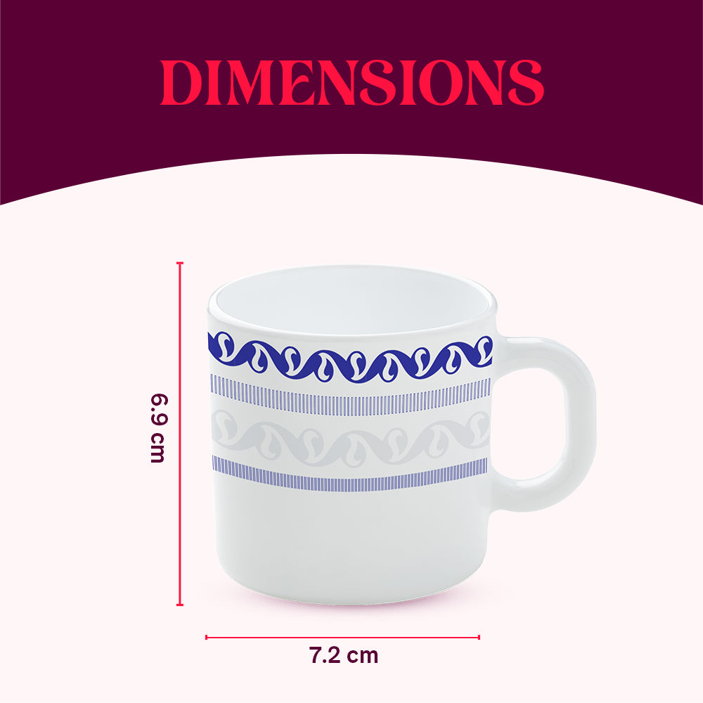 Jazzblue Mug Set 180 ml x 6 (Option 1)
