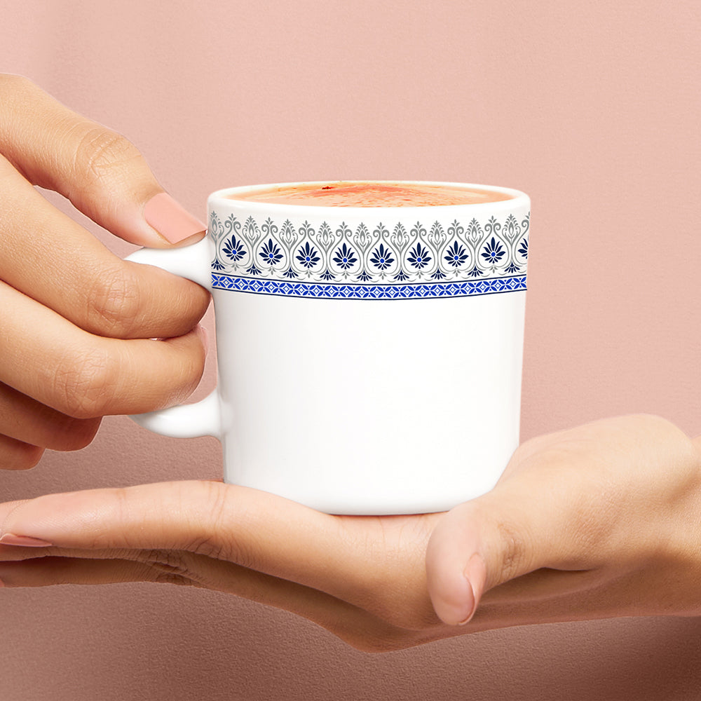 Larah by Borosil Ocean Mug Set 180 ml x 6