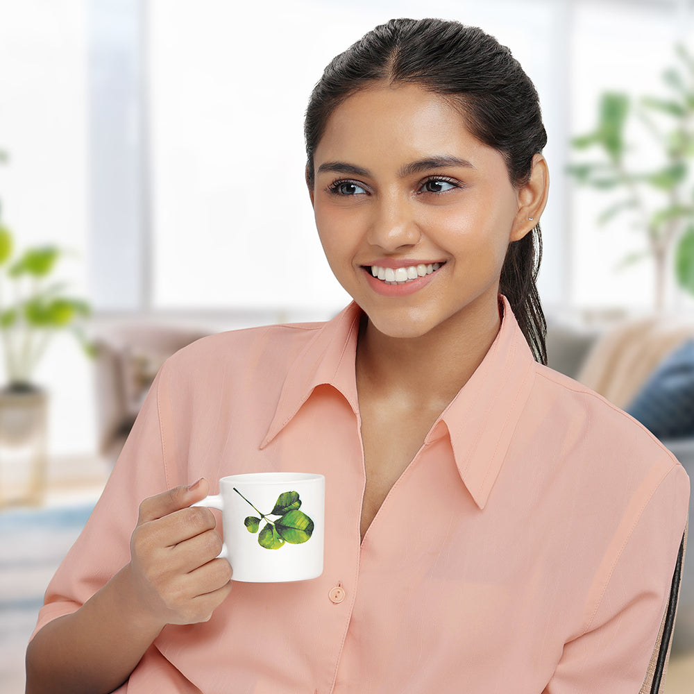 Larah by Borosil Oval Mug Set 180 ml x 6