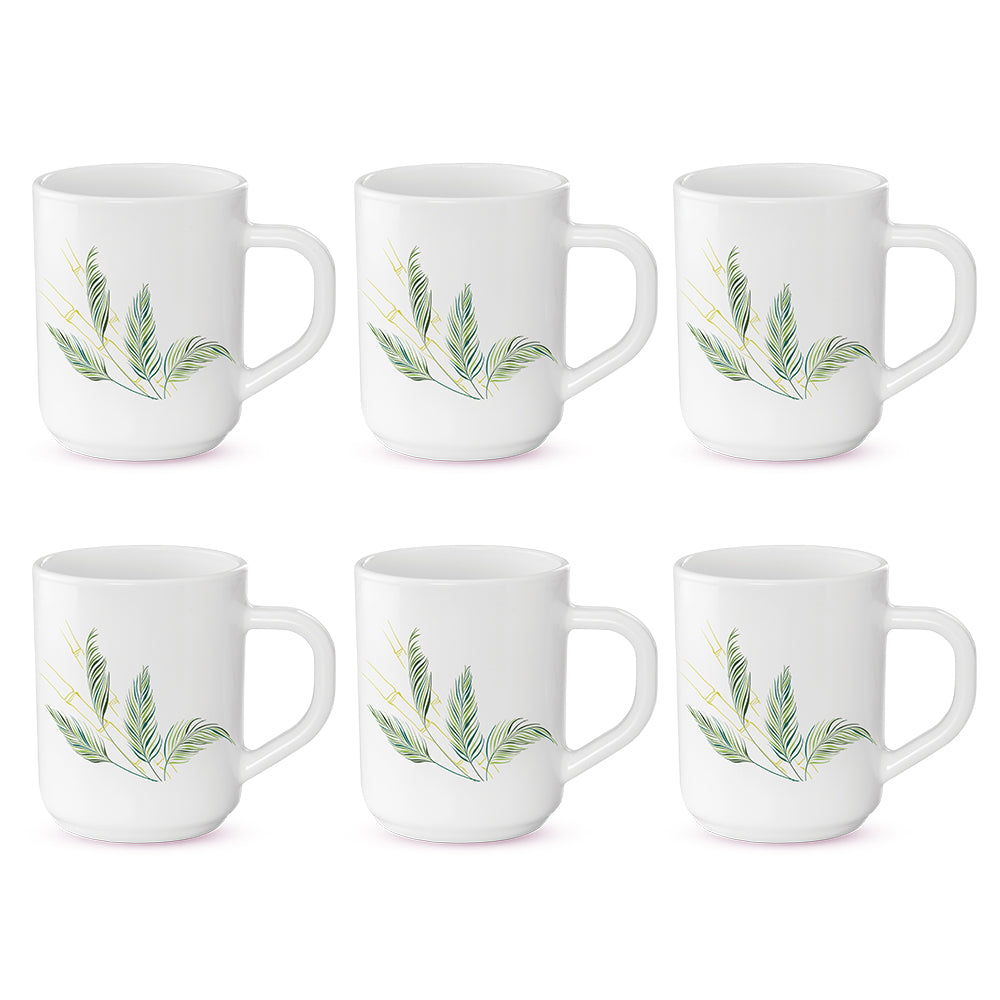 Larah by Borosil Breeze Mug Set 240 ml x 6