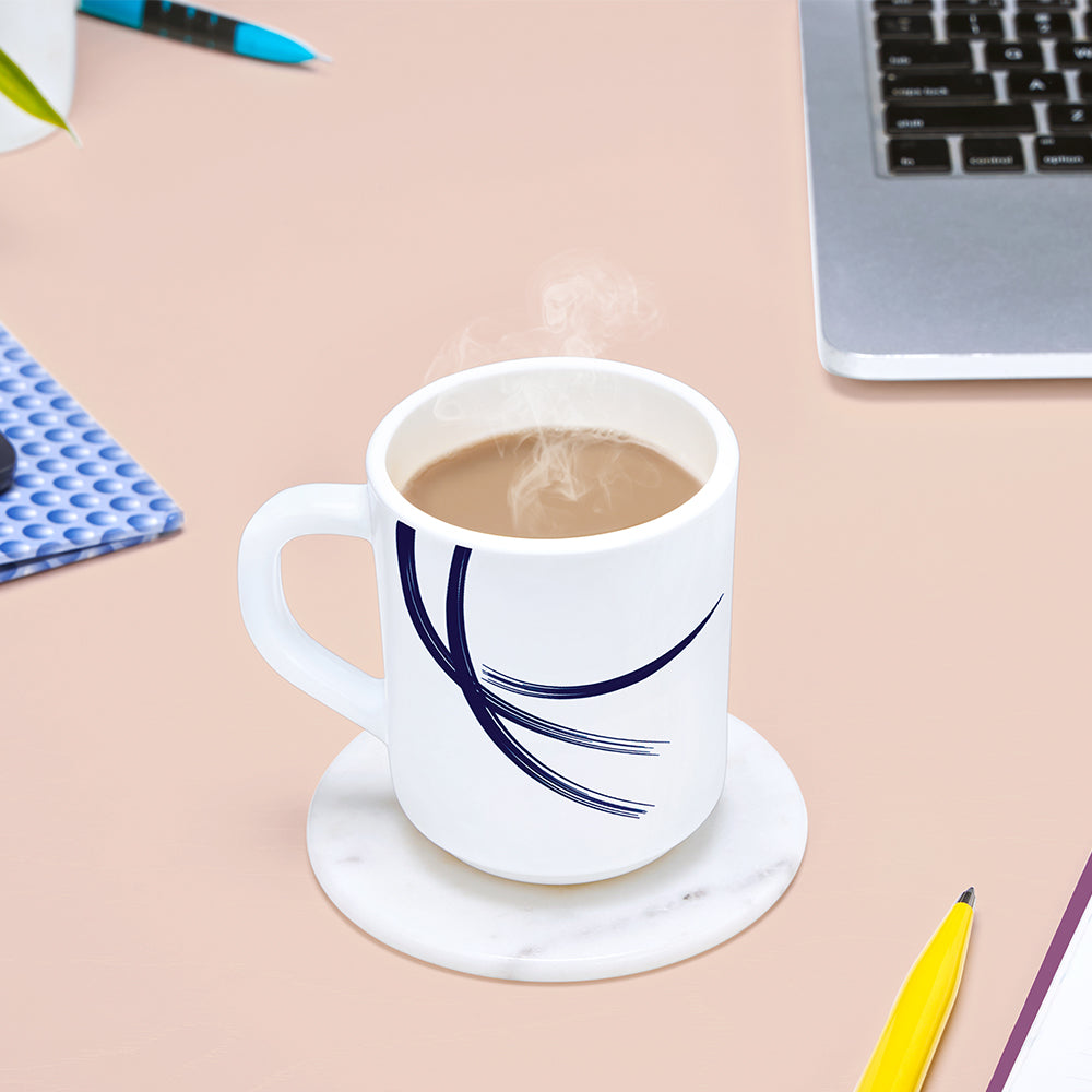 Larah by Borosil Indigo Stella Mug Set 240 ml x 6