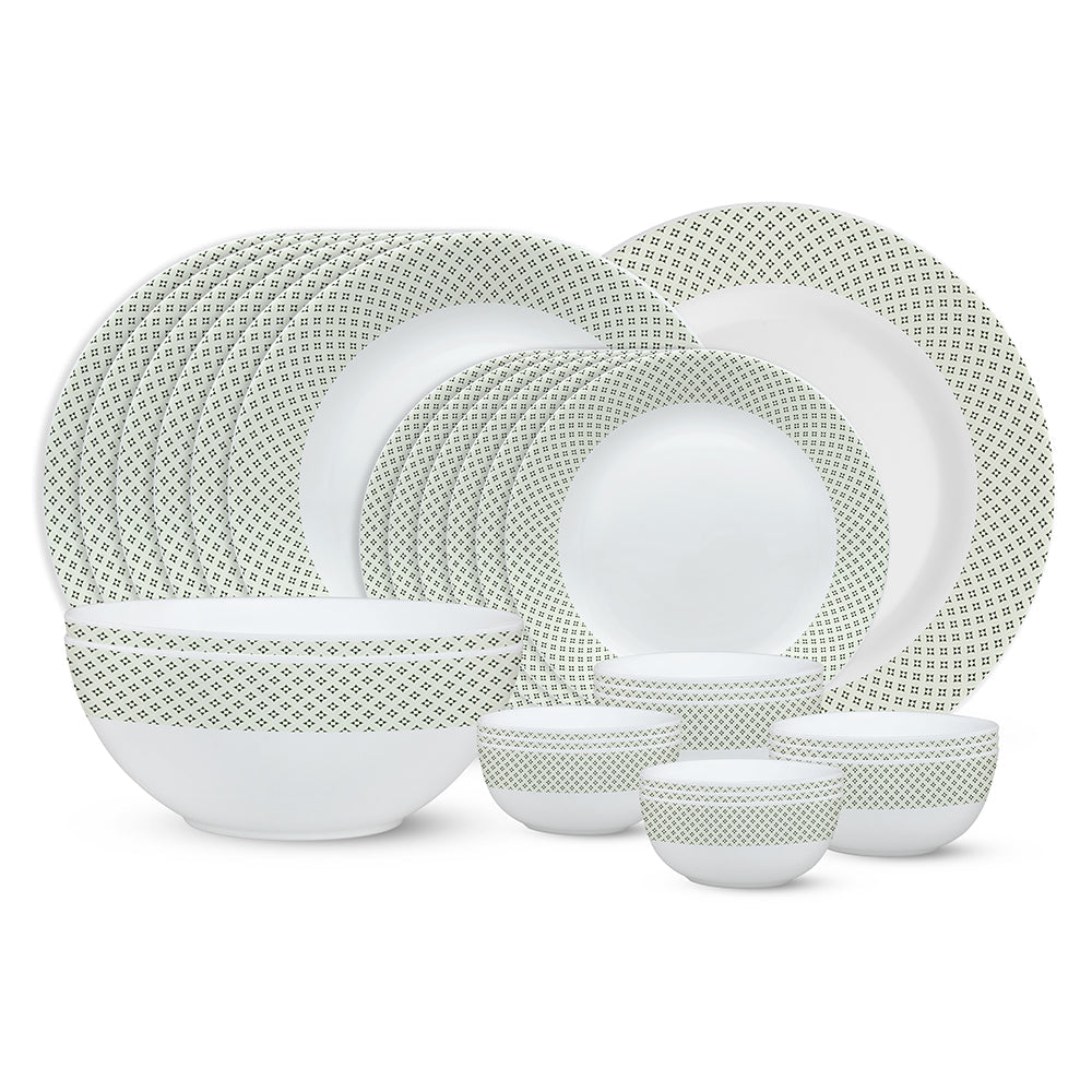 Larah by Borosil, Corsica Dinner Set, 27 pc