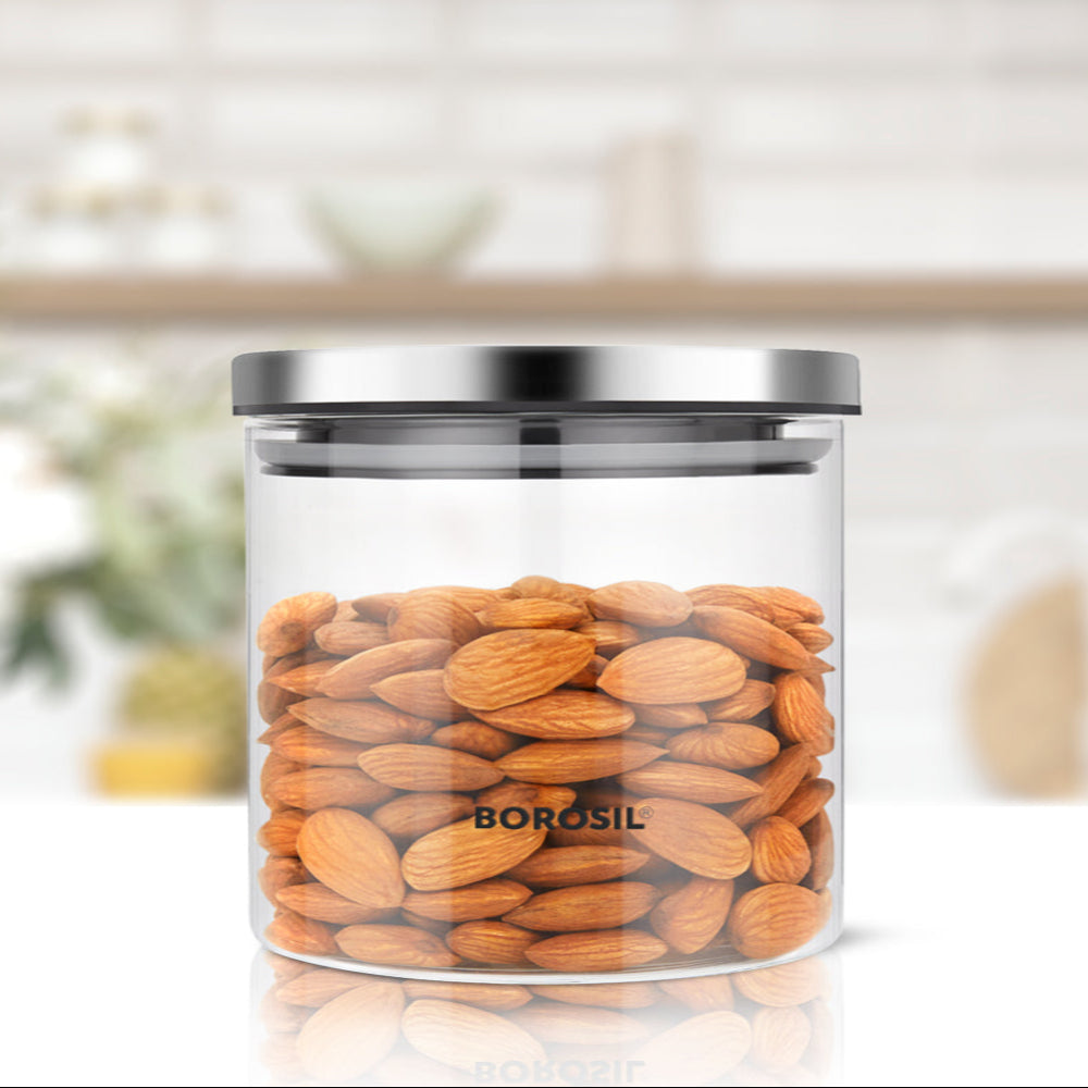 Classic Glass Jar with SS Lid, Personalise