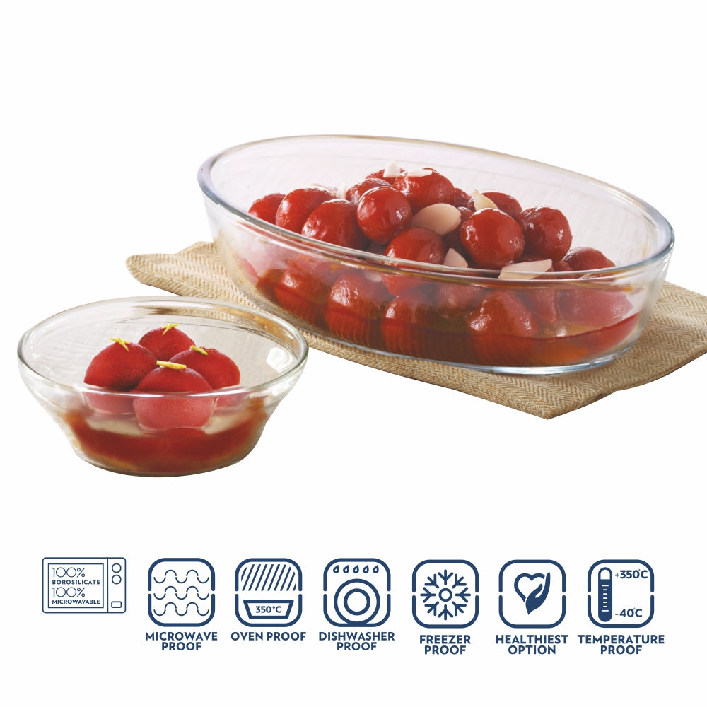 Borosil Venus Dessert Set