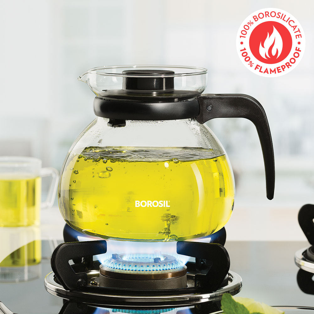 Borosil Carafe w Inbuilt Strainer, 1.5L