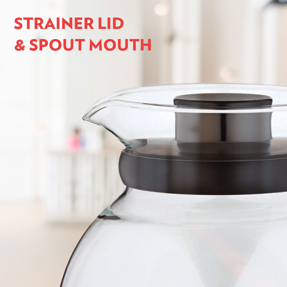 Borosil Carafe w Inbuilt Strainer, 1.5L
