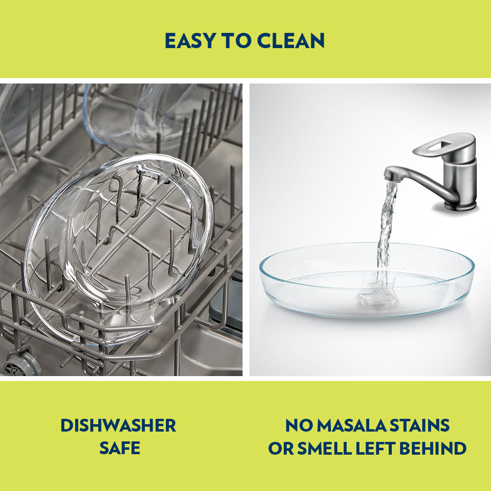 Borosil Oval Baking Dish, 4L