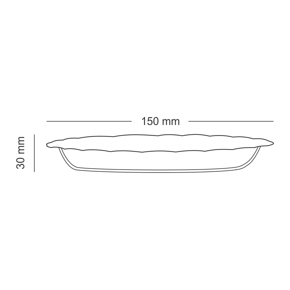 Borosil Glass Plate Set, 2 pc - 15 cm (IM)