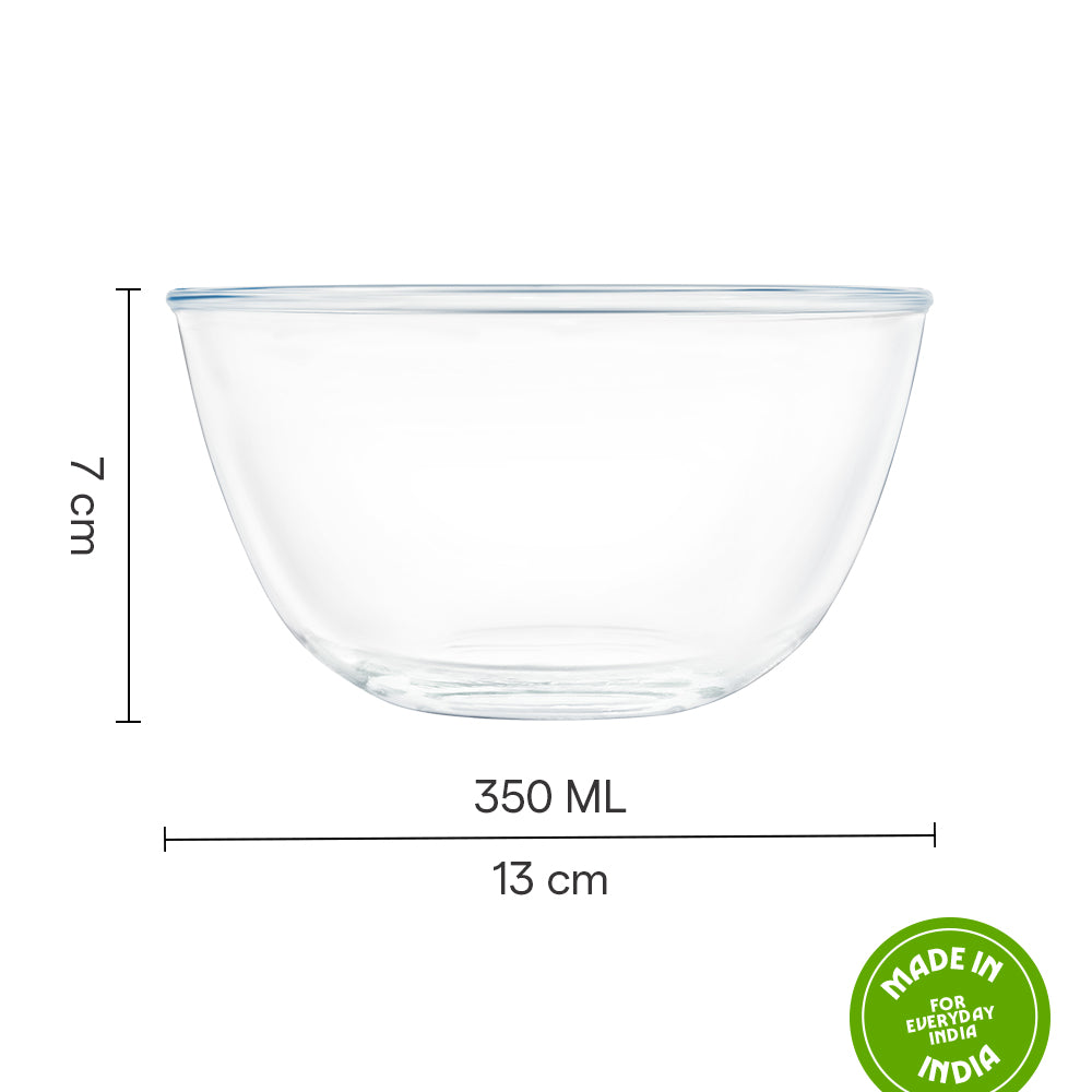 Borosil Mixing & Serving Bowl, 350ml